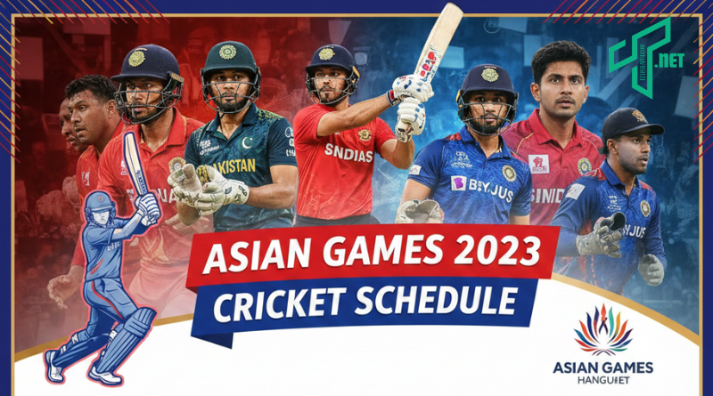 Asia‍n Games 2023 Cricket Schedul⁠e